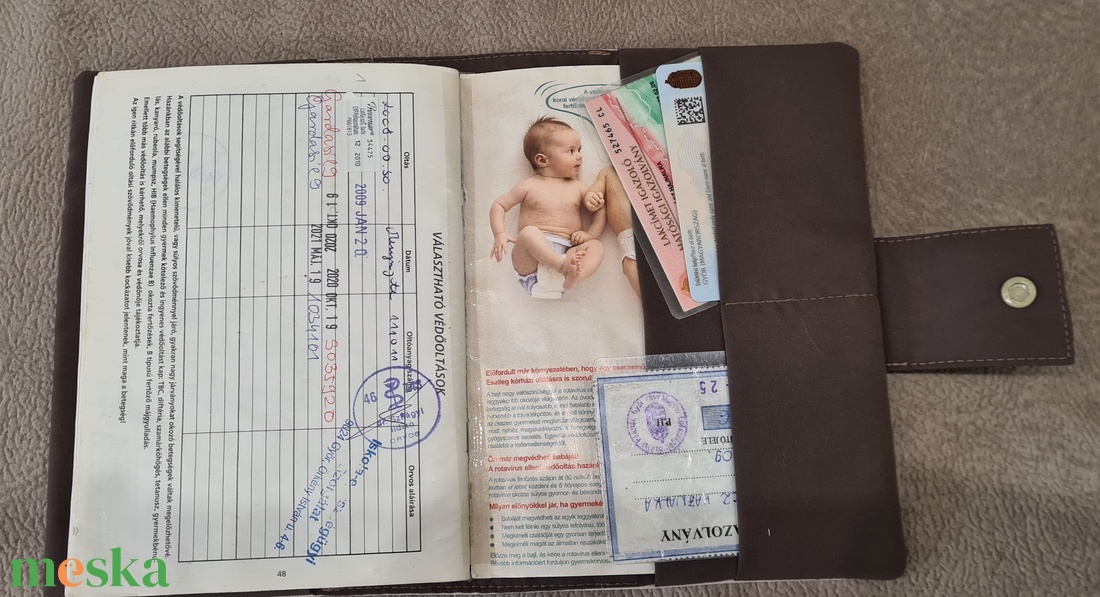 Egészségügyi kiskönyv borító  - baba - mama - babaemlékek - egészségügyi kiskönyv borító - Meska.hu