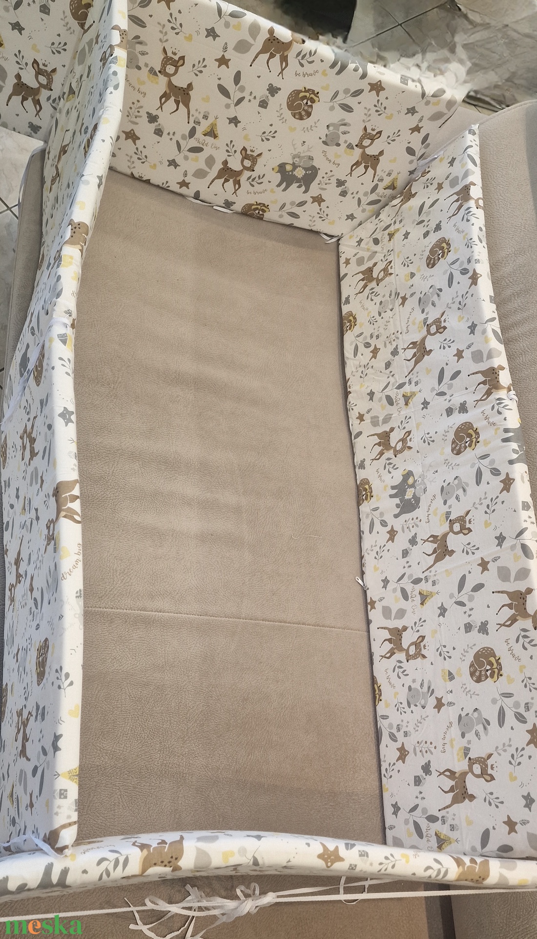 Rácsvédő babaágyba - baba - mama - baba ágynemű - rácsvédő & baldachin - Meska.hu