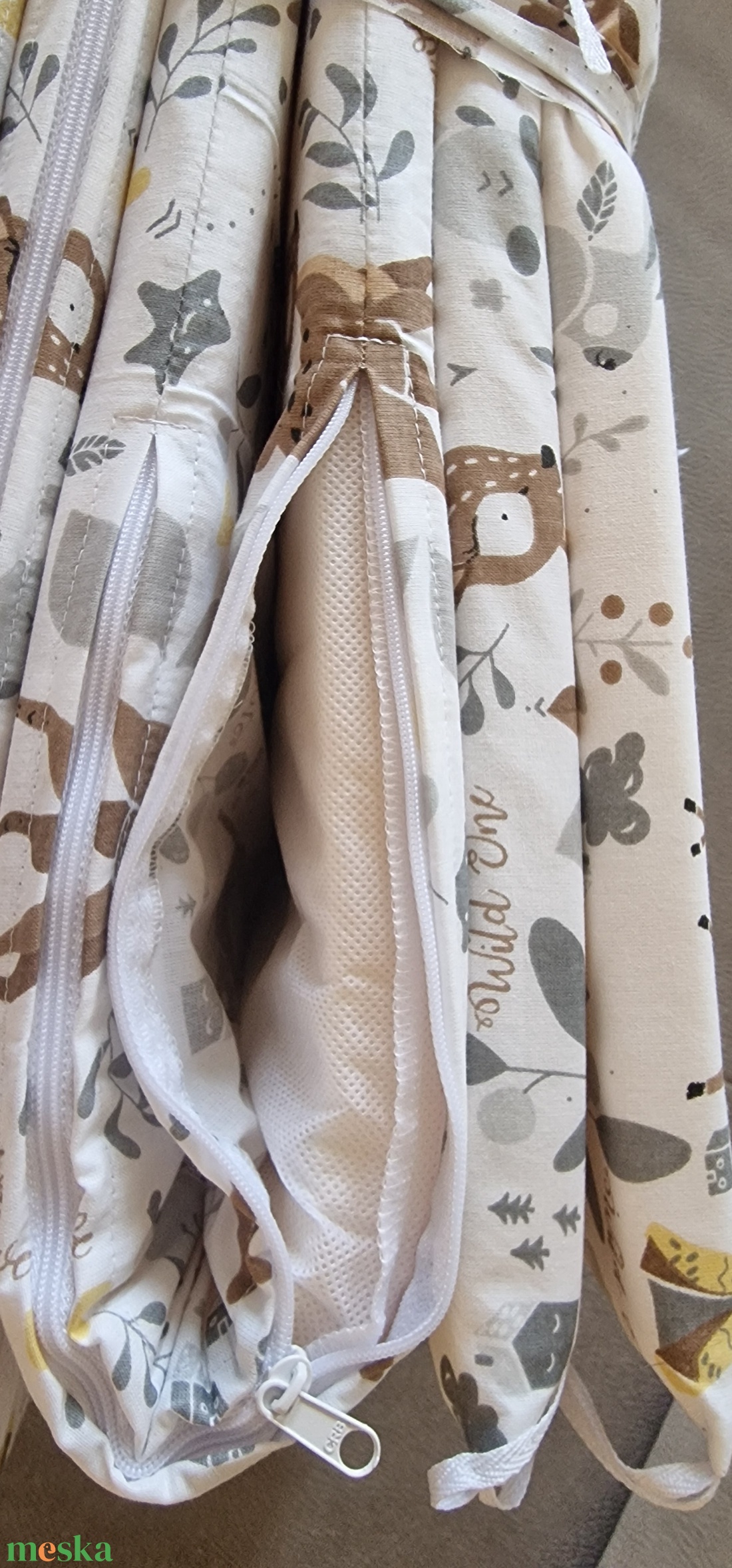 Rácsvédő babaágyba - baba - mama - baba ágynemű - rácsvédő & baldachin - Meska.hu