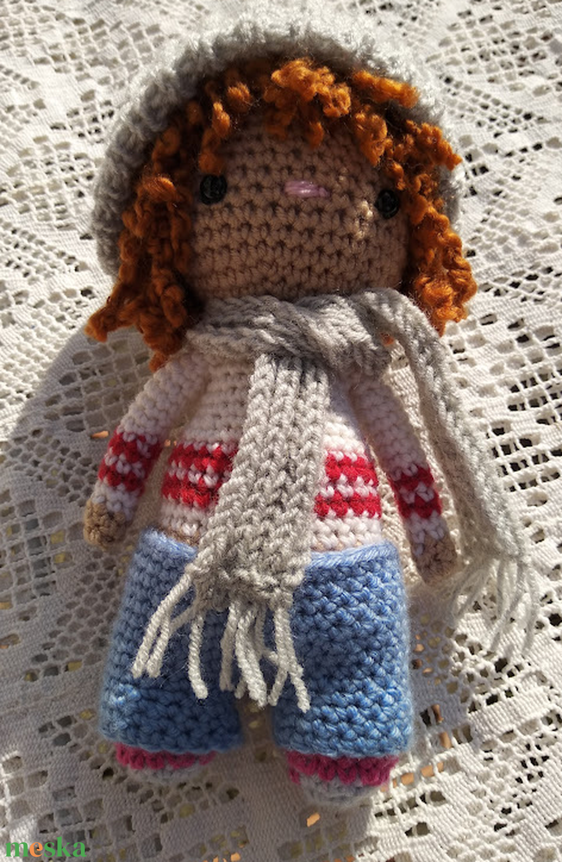 Horgolt baba - játék & sport - plüssállat & játékfigura - ember - Meska.hu