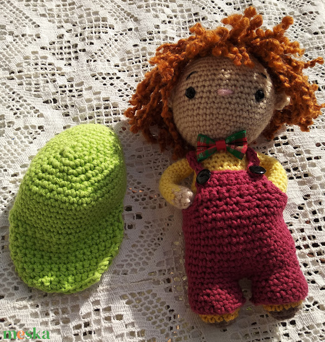 Horgolt baba - játék & sport - plüssállat & játékfigura - ember - Meska.hu