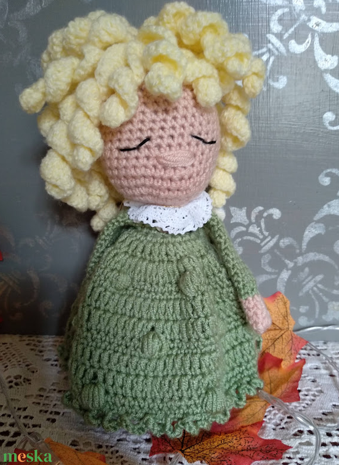 Horgolt angyalka - játék & sport - plüssállat & játékfigura - más figura - Meska.hu