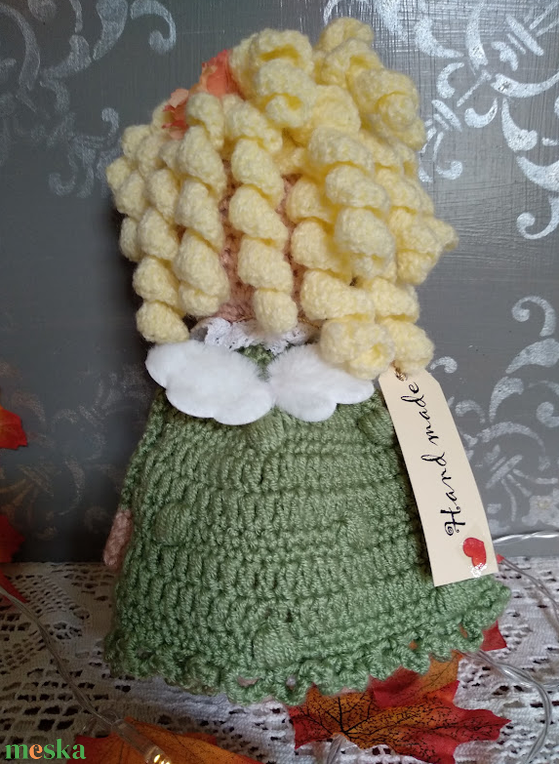 Horgolt angyalka - játék & sport - plüssállat & játékfigura - más figura - Meska.hu