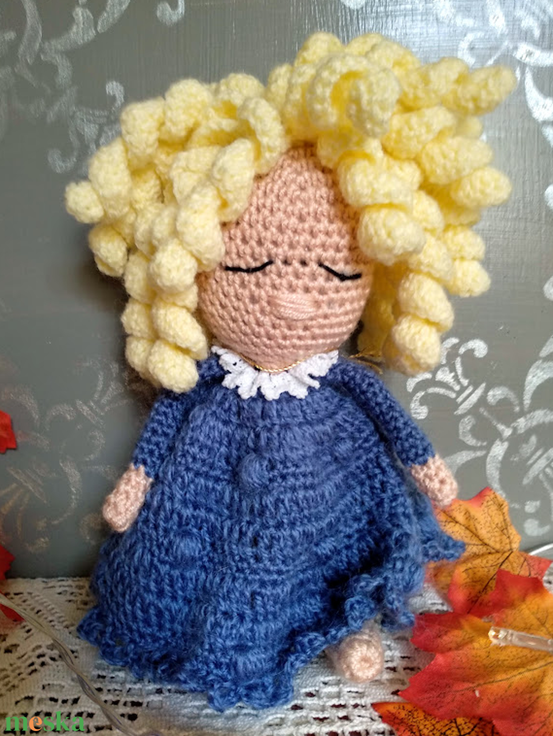 Horgolt angyalka - játék & sport - plüssállat & játékfigura - más figura - Meska.hu