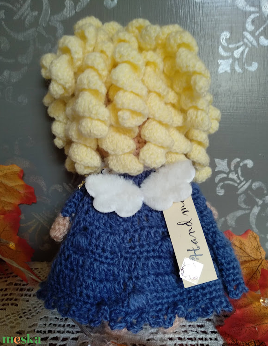 Horgolt angyalka - játék & sport - plüssállat & játékfigura - más figura - Meska.hu