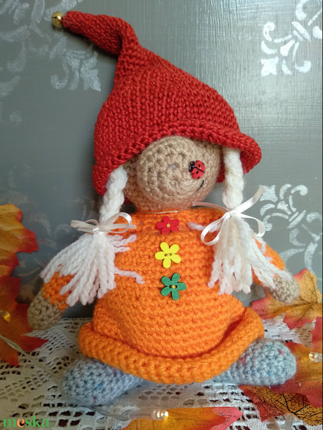 Manó lány - játék & sport - plüssállat & játékfigura - manó - Meska.hu