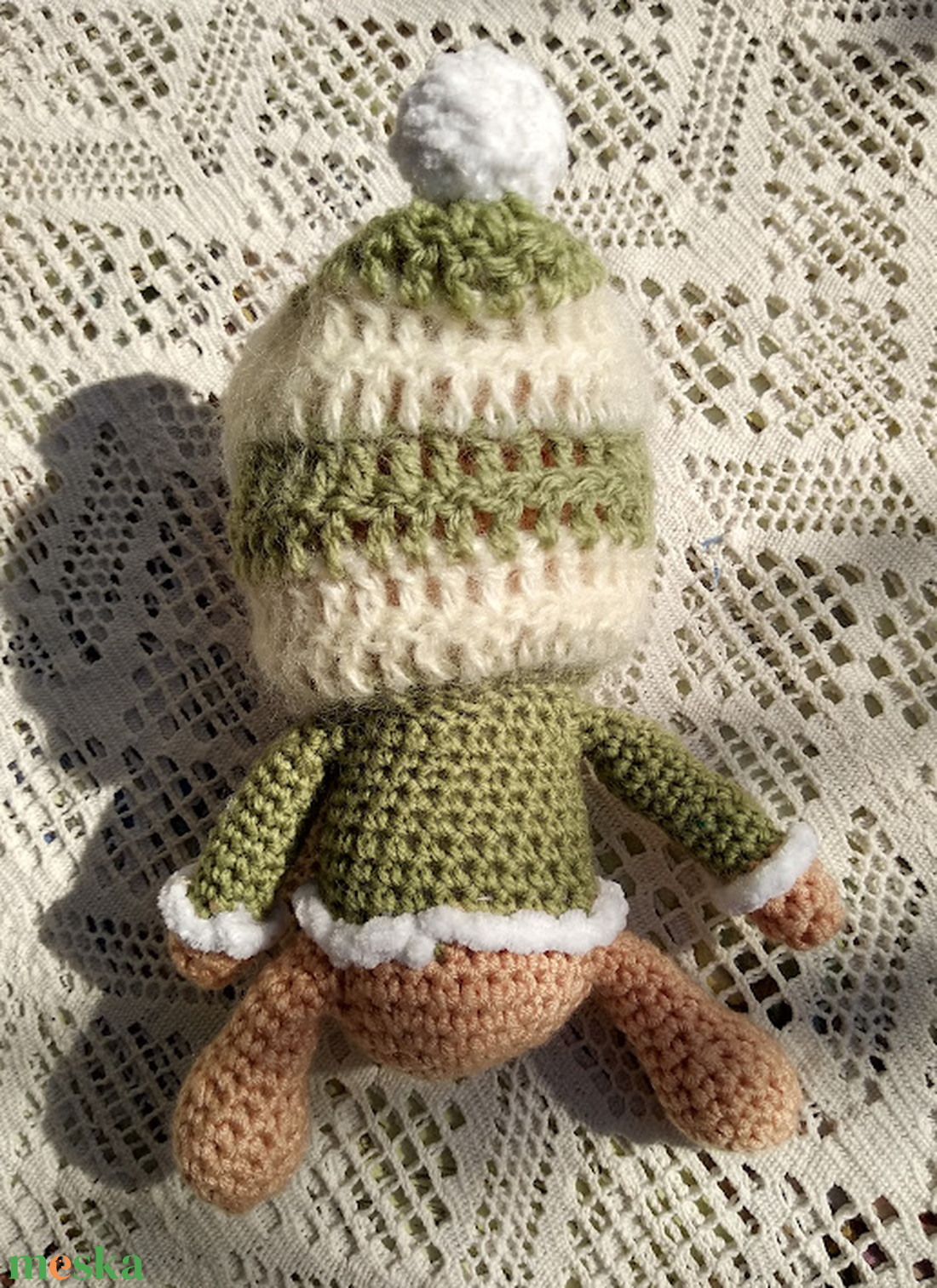 Cuki horgolt maci - játék & sport - plüssállat & játékfigura - maci - Meska.hu