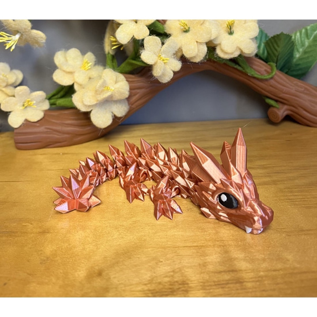 3d nyomtatott mini kristály sárkány - játék & sport - plüssállat & játékfigura - más figura - Meska.hu