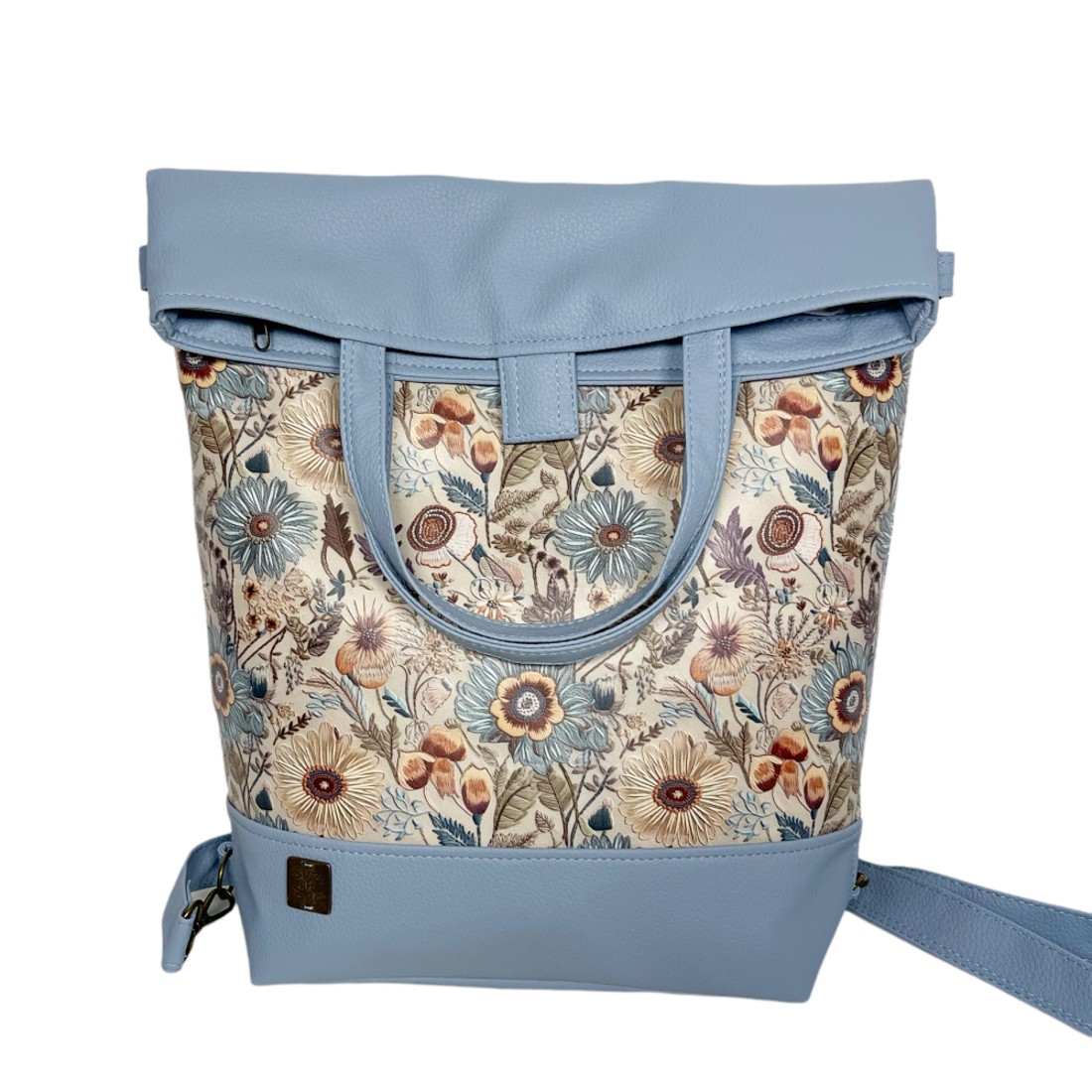 SuziartBag Kék virágos 2in1 hátizsák - táska & tok - kézitáska & válltáska - válltáska - Meska.hu SuziartBag Kék virágos 2in1 hátizsák - táska & tok - kézitáska & válltáska - válltáska - Meska.hu
