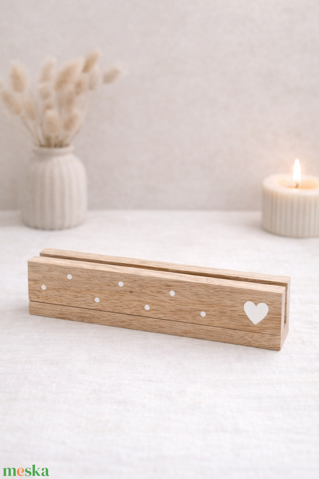 Szívből Jövő Üzenet � Fa Fotó- és Képeslaptartó - otthon & életmód - dekoráció - kép & falikép - képkeret - Meska.hu