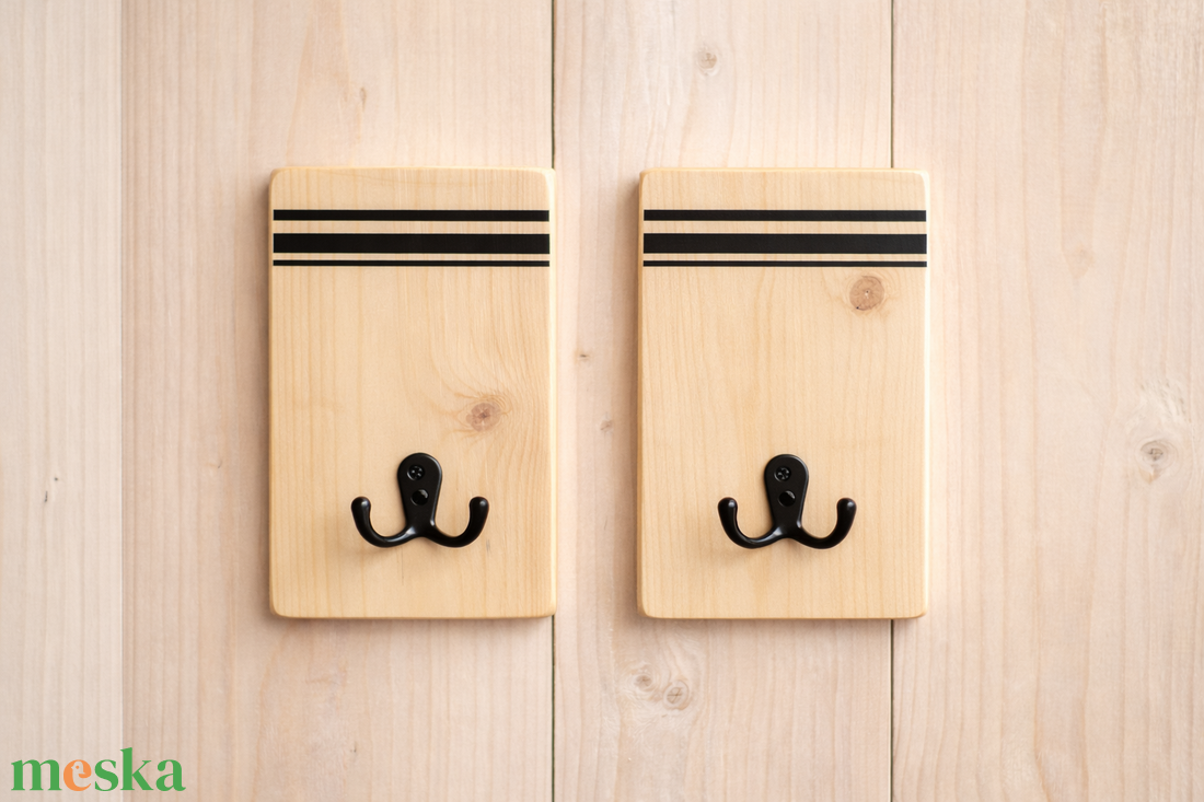 2 db-os Fali akasztó szett, kulcstartó - otthon & életmód - dekoráció - fali és függő dekoráció - fali kulcstartó - Meska.hu
