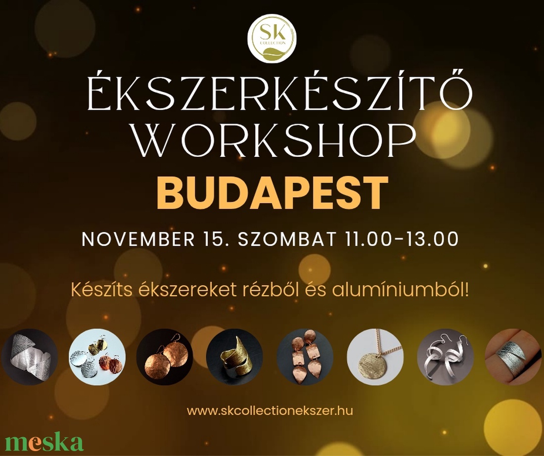 Ékszerkészítő workshop rézből és alumíniumból  - diy (csináld magad) - workshop & tanfolyam - Meska.hu Ékszerkészítő workshop rézből és alumíniumból  - diy (csináld magad) - workshop & tanfolyam - Meska.hu