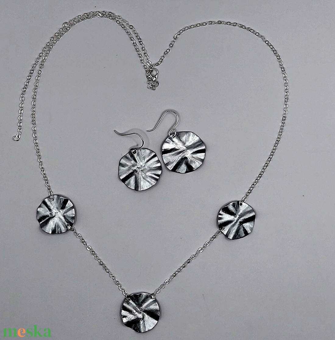  Minimál ékszerszett alumíniumból - ékszer - ékszerszett - Meska.hu