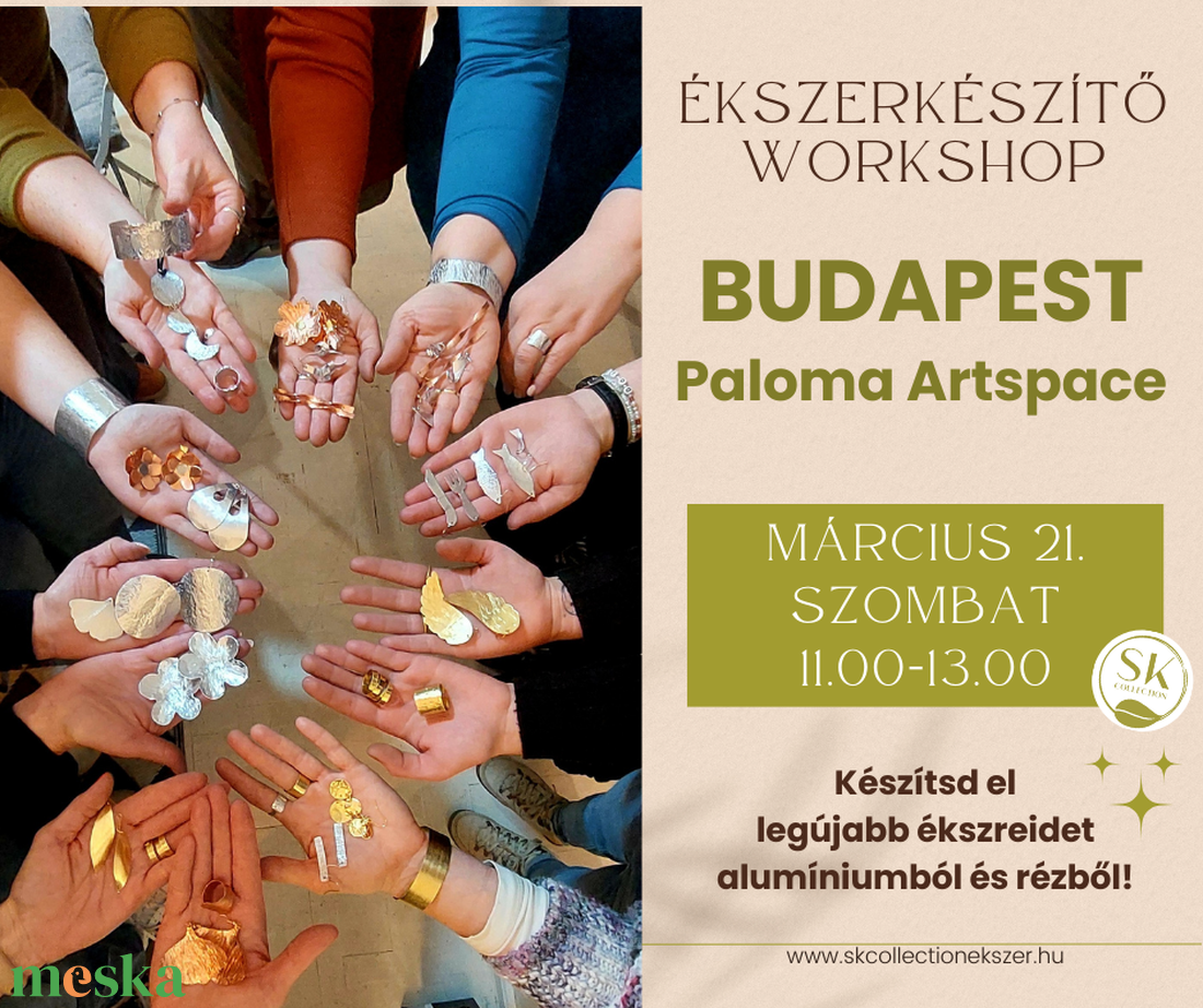 Ékszerkészítő workshop rézből és alumíniumból  - diy (csináld magad) - workshop & tanfolyam - Meska.hu