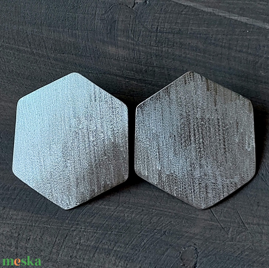 Geometrikus fülbevaló alumíniumból - ékszer - fülbevaló - pötty fülbevaló - Meska.hu Geometrikus fülbevaló alumíniumból - ékszer - fülbevaló - pötty fülbevaló - Meska.hu