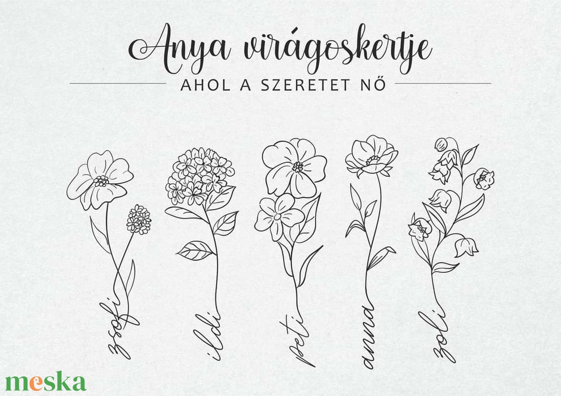 Anya virágoskertje falikép - otthon & életmód - dekoráció - kép & falikép - poszter - Meska.hu Anya virágoskertje falikép - otthon & életmód - dekoráció - kép & falikép - poszter - Meska.hu