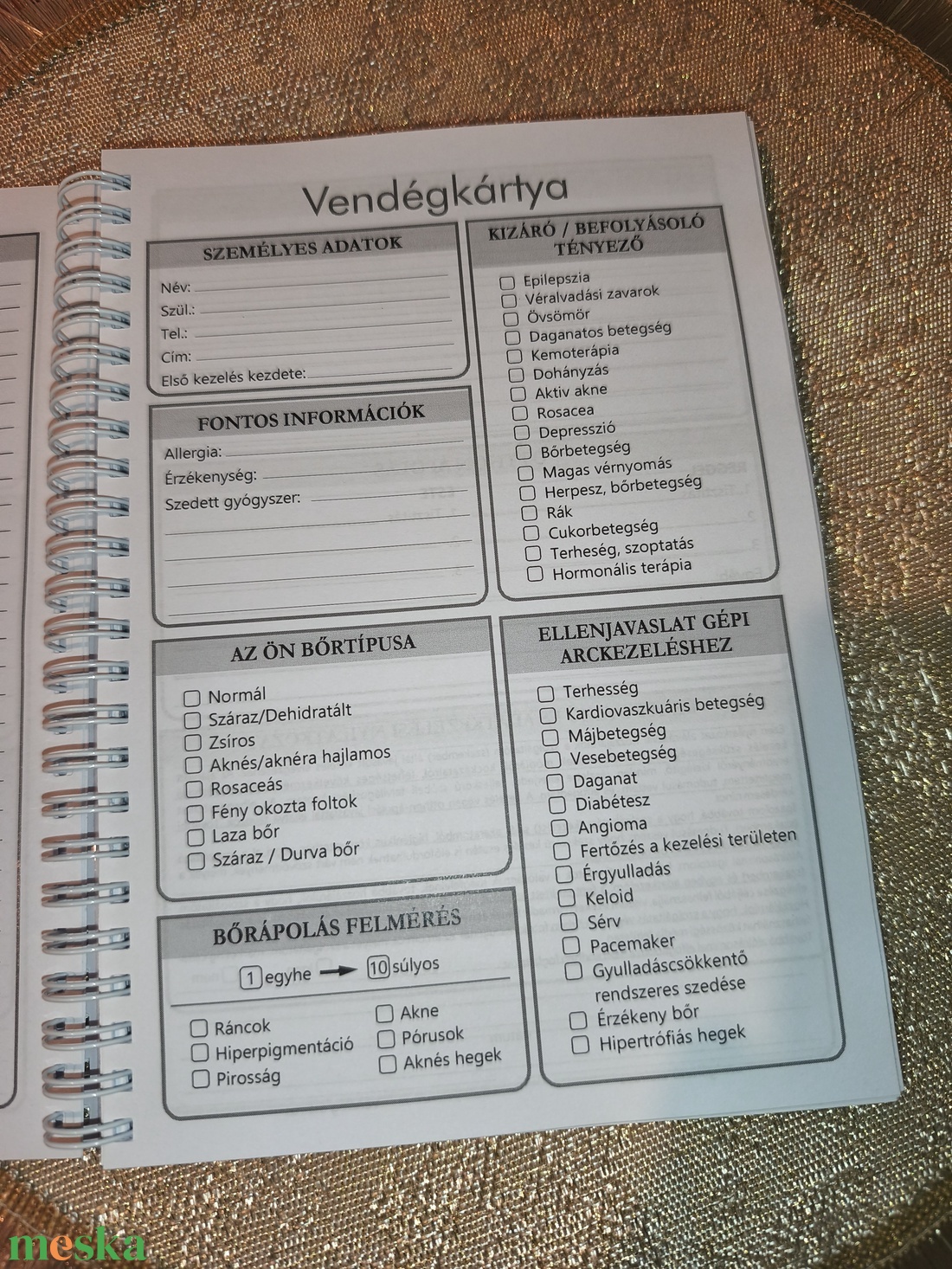 ÚJ! Kozmetikus - Vendégkarton - otthon & életmód - papír, írószer - jegyzetfüzet & napló - Meska.hu ÚJ! Kozmetikus - Vendégkarton - otthon & életmód - papír, írószer - jegyzetfüzet & napló - Meska.hu