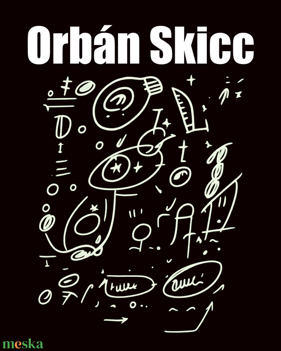 Orbán Skicc póló - ruha & divat - férfi ruha - póló - Meska.hu