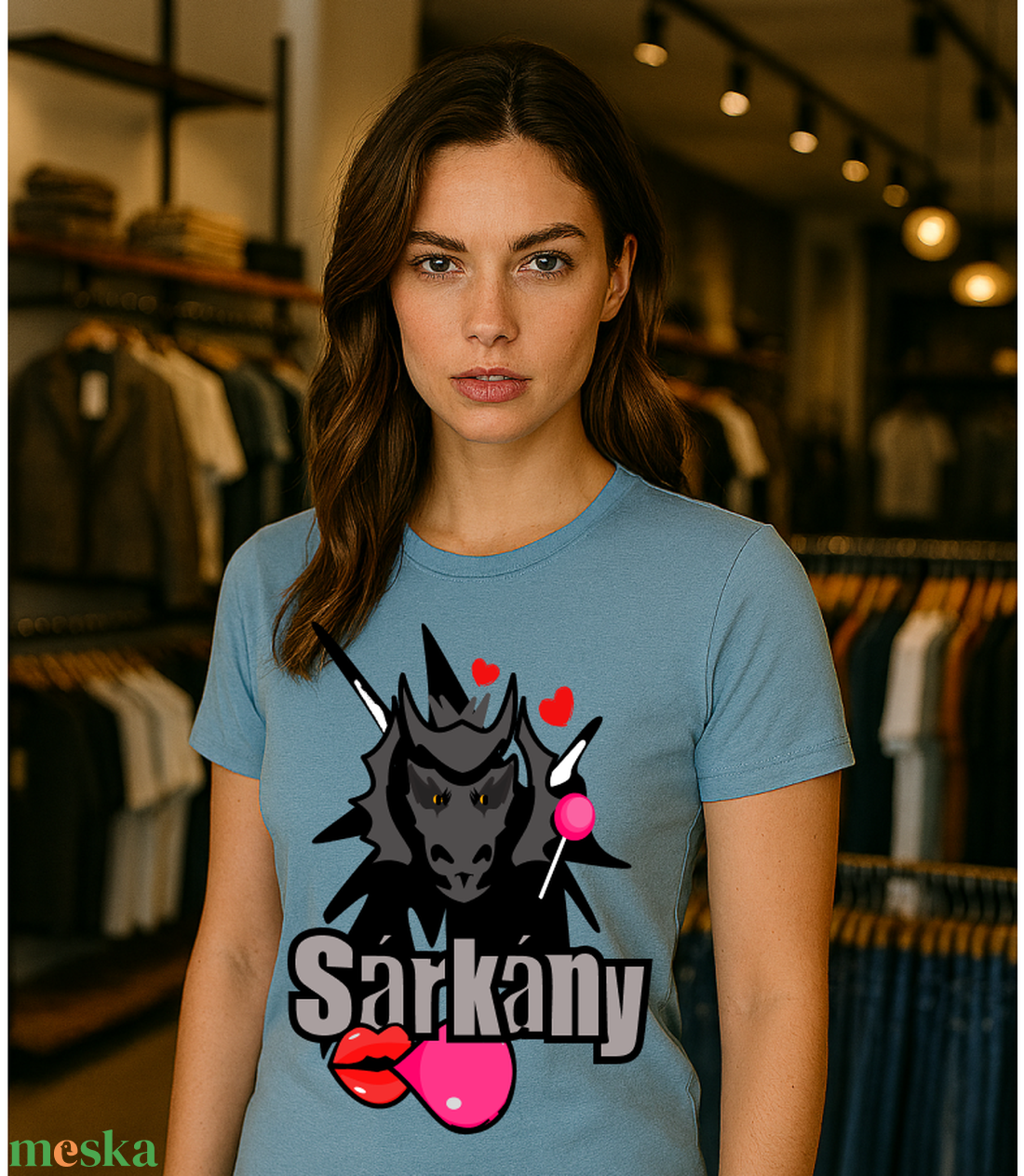 Valentin-napi női póló - ruha & divat - női ruha - póló, felső - Meska.hu