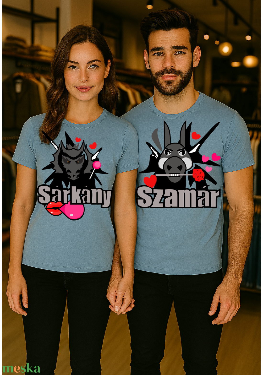 Valentin-napi női póló - ruha & divat - női ruha - póló, felső - Meska.hu