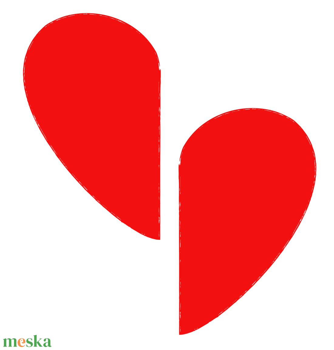 Valentin-napi páros póló - ruha & divat - páros szett - női-férfi páros szett - Meska.hu