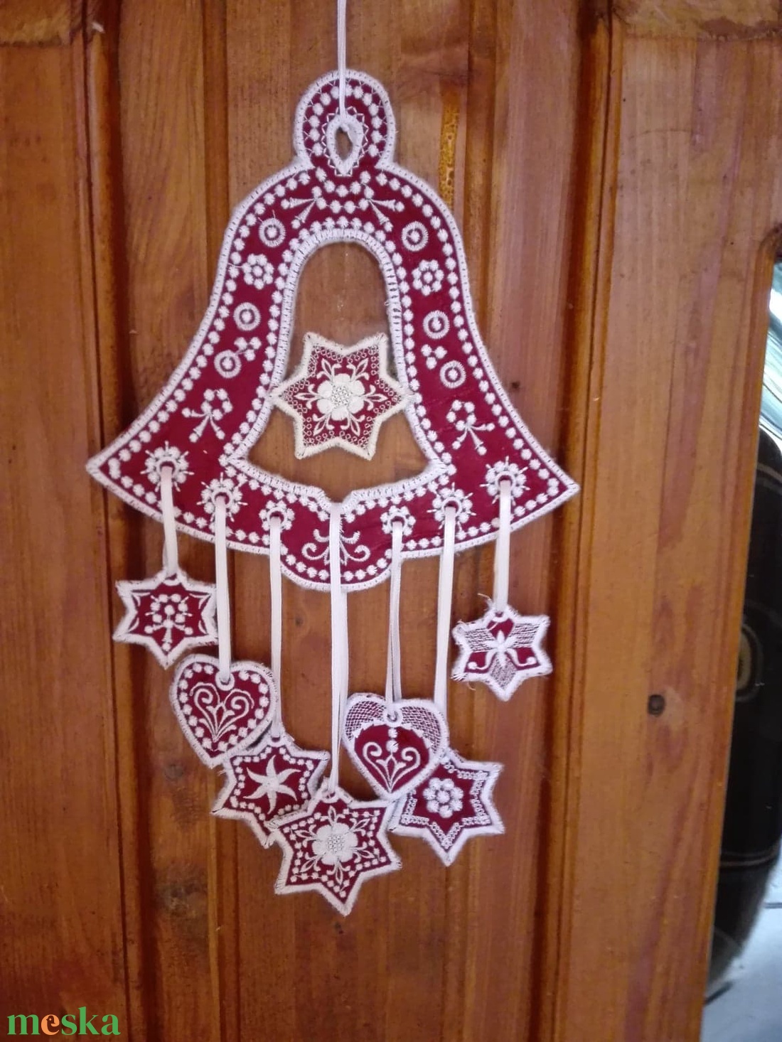 Karácsonyi ajtó dísz - karácsony - adventi díszek - adventi ajtódísz - Meska.hu