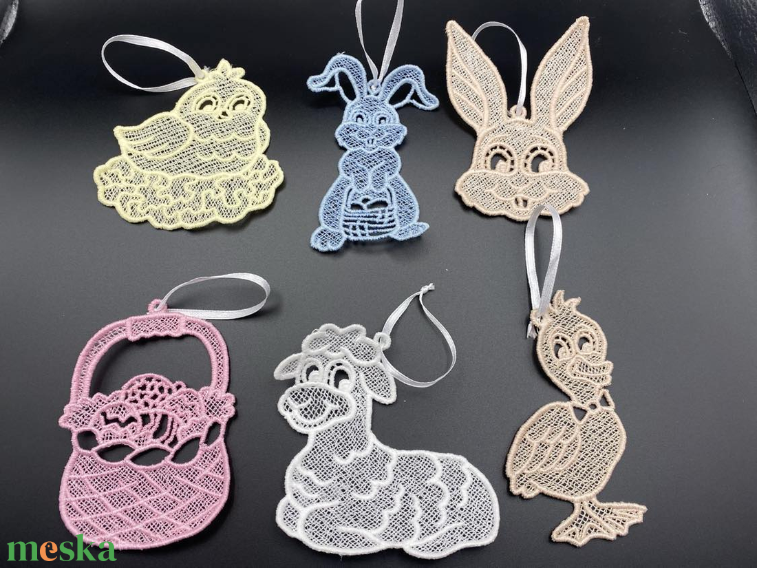 csipke húsvéti fa  dísz - otthon & életmód - dekoráció - fali és függő dekoráció - függődísz - Meska.hu
