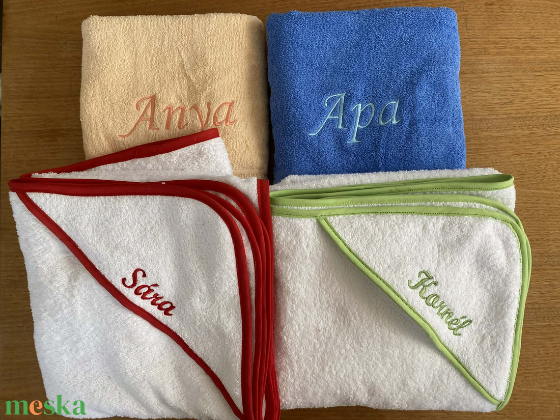 törölköző+ babakifogó rendelésre - otthon & életmód - fürdőszoba - törölköző - Meska.hu