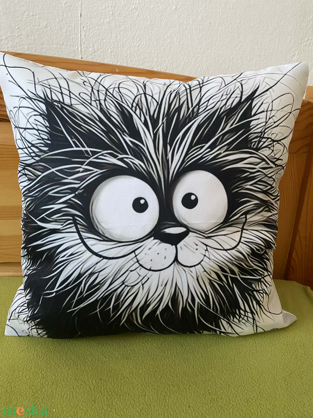 Cicás párna - otthon & életmód - lakástextil - párna & párnahuzat - díszpárna (belsővel együtt) - Meska.hu