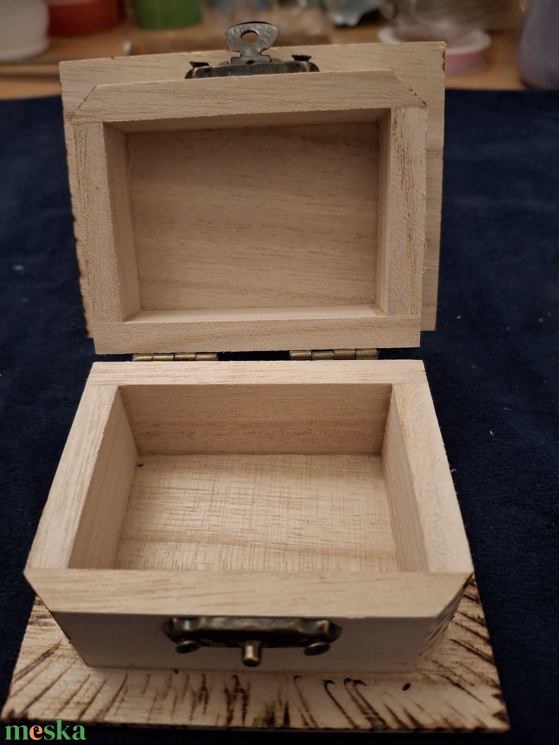 Titkaim Őrzője � Népi motívumos, kézzel égetett ékszertartó fadobozka - ékszer - ékszertartó - ékszerdoboz - Meska.hu