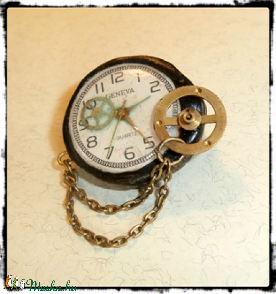 Steampunk kitűző - - Meska.hu Steampunk kitűző - - Meska.hu