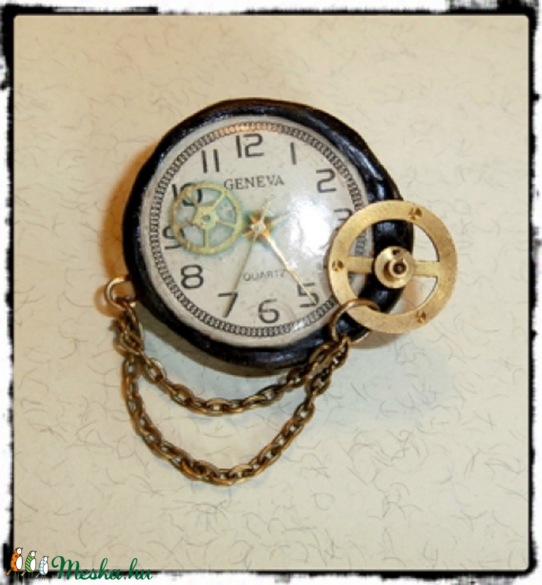 Steampunk kitűző - - Meska.hu Steampunk kitűző - - Meska.hu