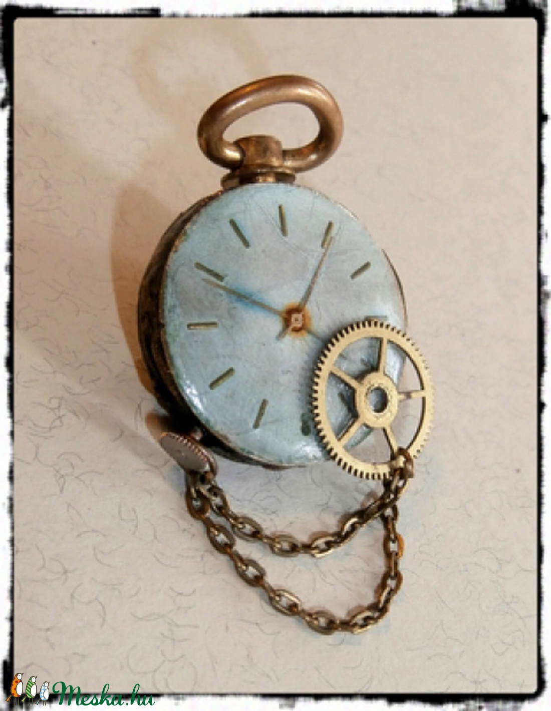 Steampunk kitűző, zöldes - - Meska.hu Steampunk kitűző, zöldes - - Meska.hu