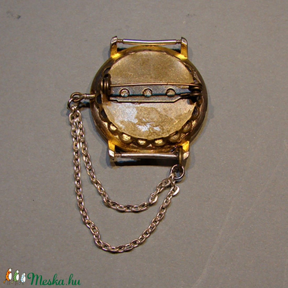 Steampunk óraházas kitűző - - Meska.hu Steampunk óraházas kitűző - - Meska.hu
