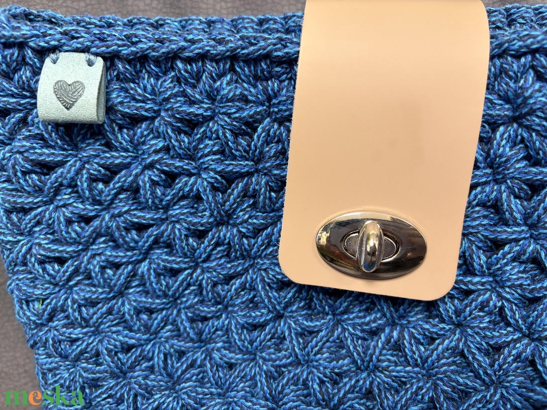 horgolt válltáska - táska & tok - kézitáska & válltáska - válltáska - Meska.hu