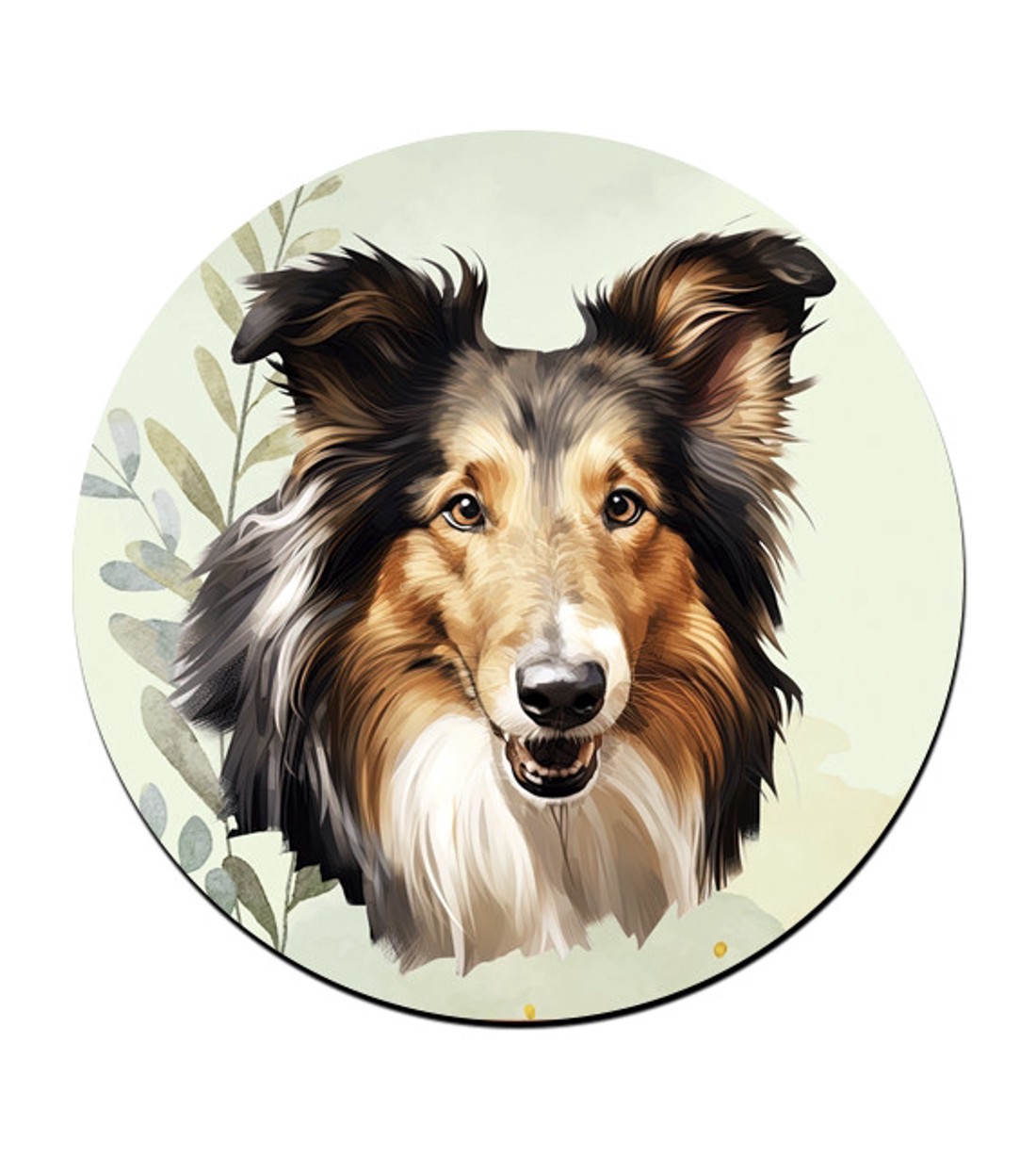 Skót juhászkutya portré mintás bögre alátét -  - Meska.hu