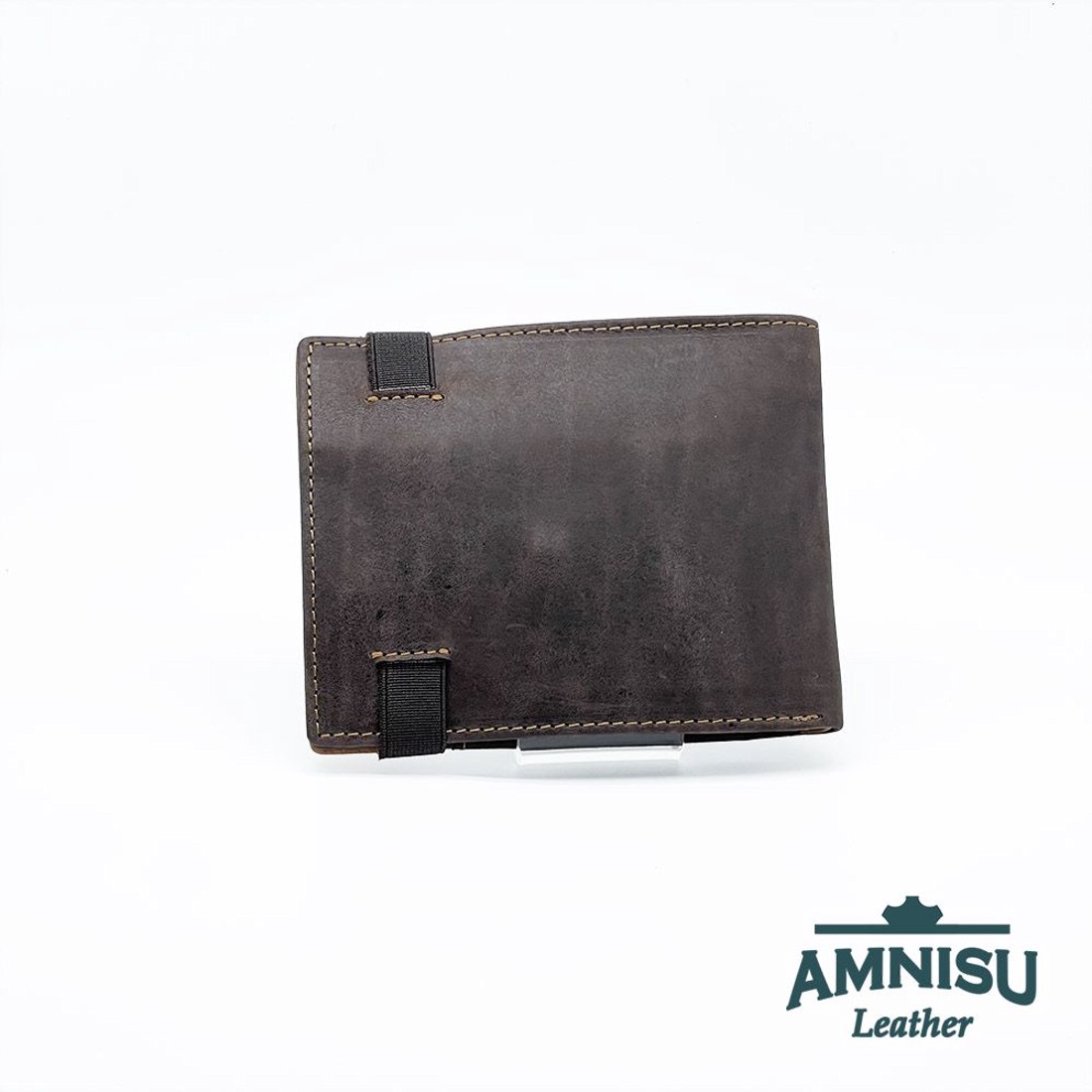 Sötét barna Horda-Ali mintás gumis férfi bőr pénztárca SHG65-horali - táska & tok - pénztárca & más tok - pénztárca - férfi pénztárca - Meska.hu