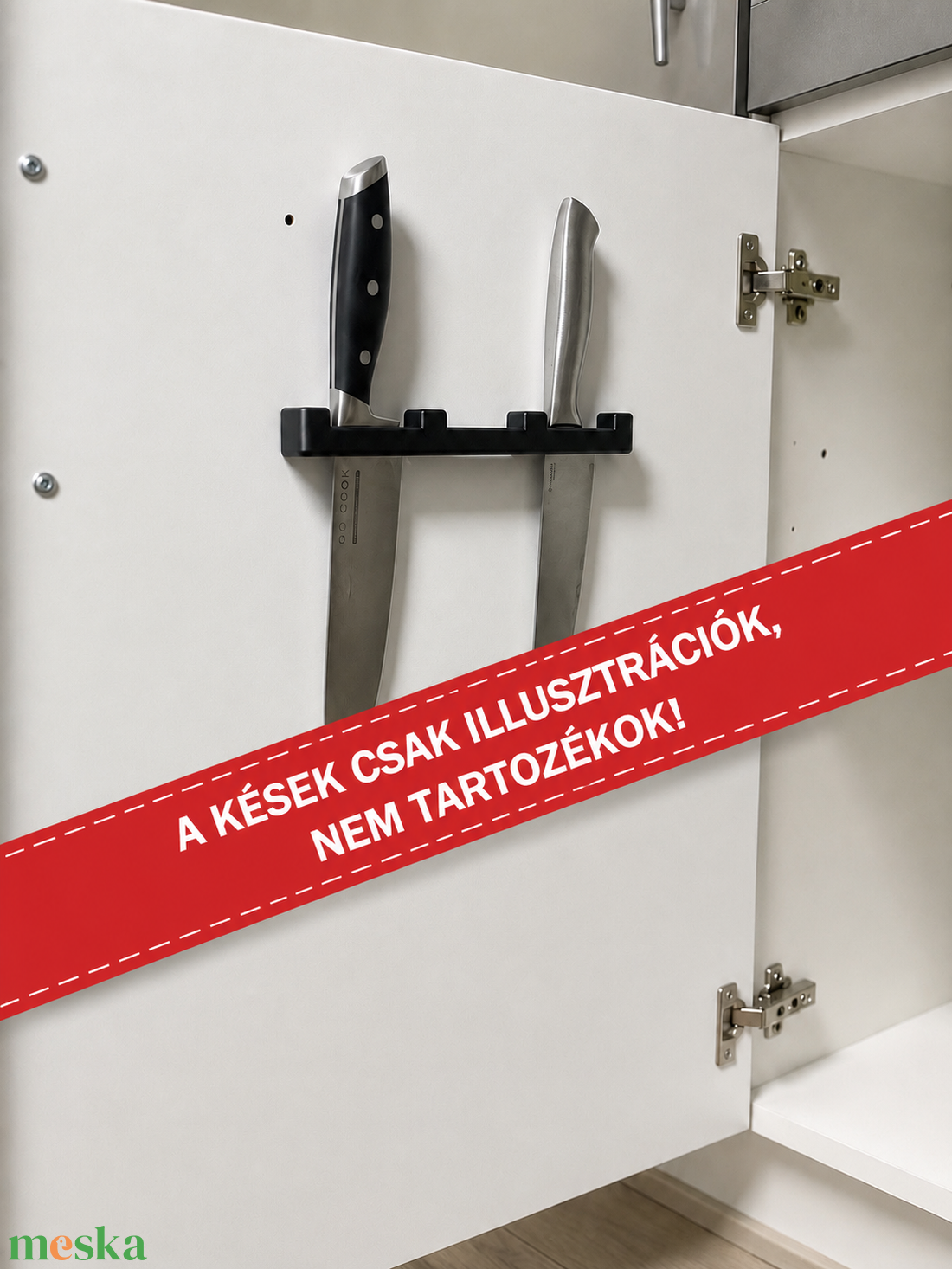 Konyhai rendszerező szett � 3 az 1-ben fóliatartó + késtartó - otthon & életmód - konyhafelszerelés, tálalás - sütés, főzés - kés & késtartó - Meska.hu