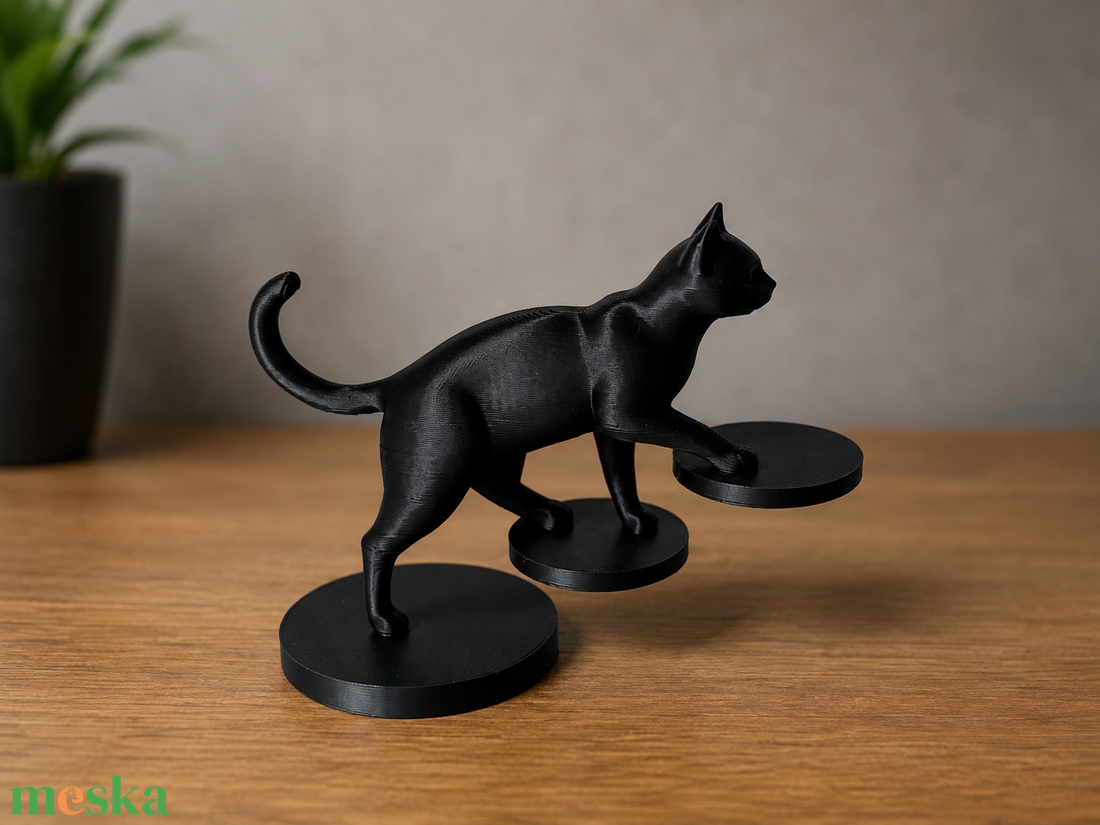 Black Cat � modern asztali dekoráció - otthon & életmód - dekoráció - asztal és polc dekoráció - asztaldísz - Meska.hu