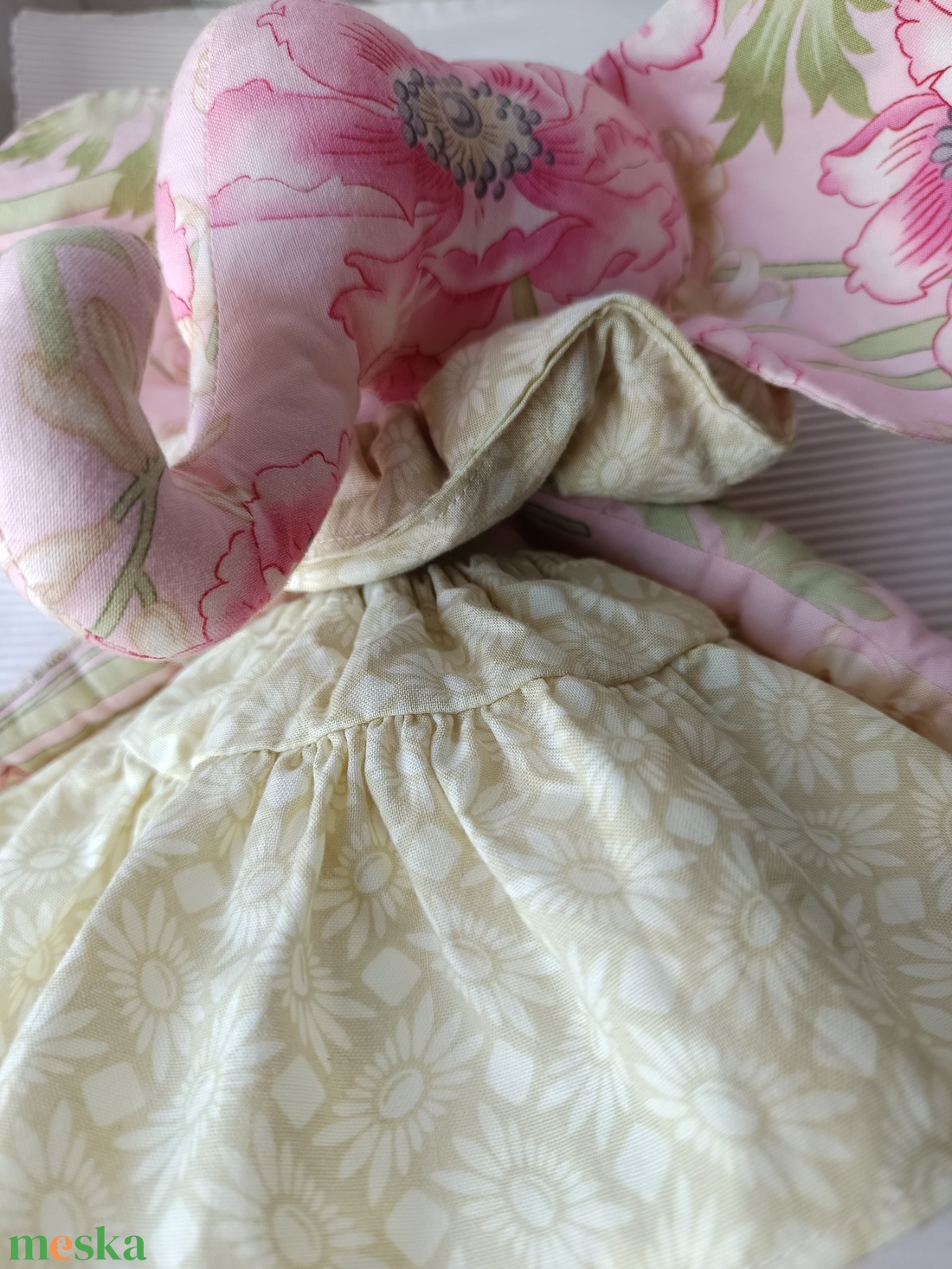 ELEFÁNTBABA - ZÖLD ÁLOM MINTÁS -  - Meska.hu