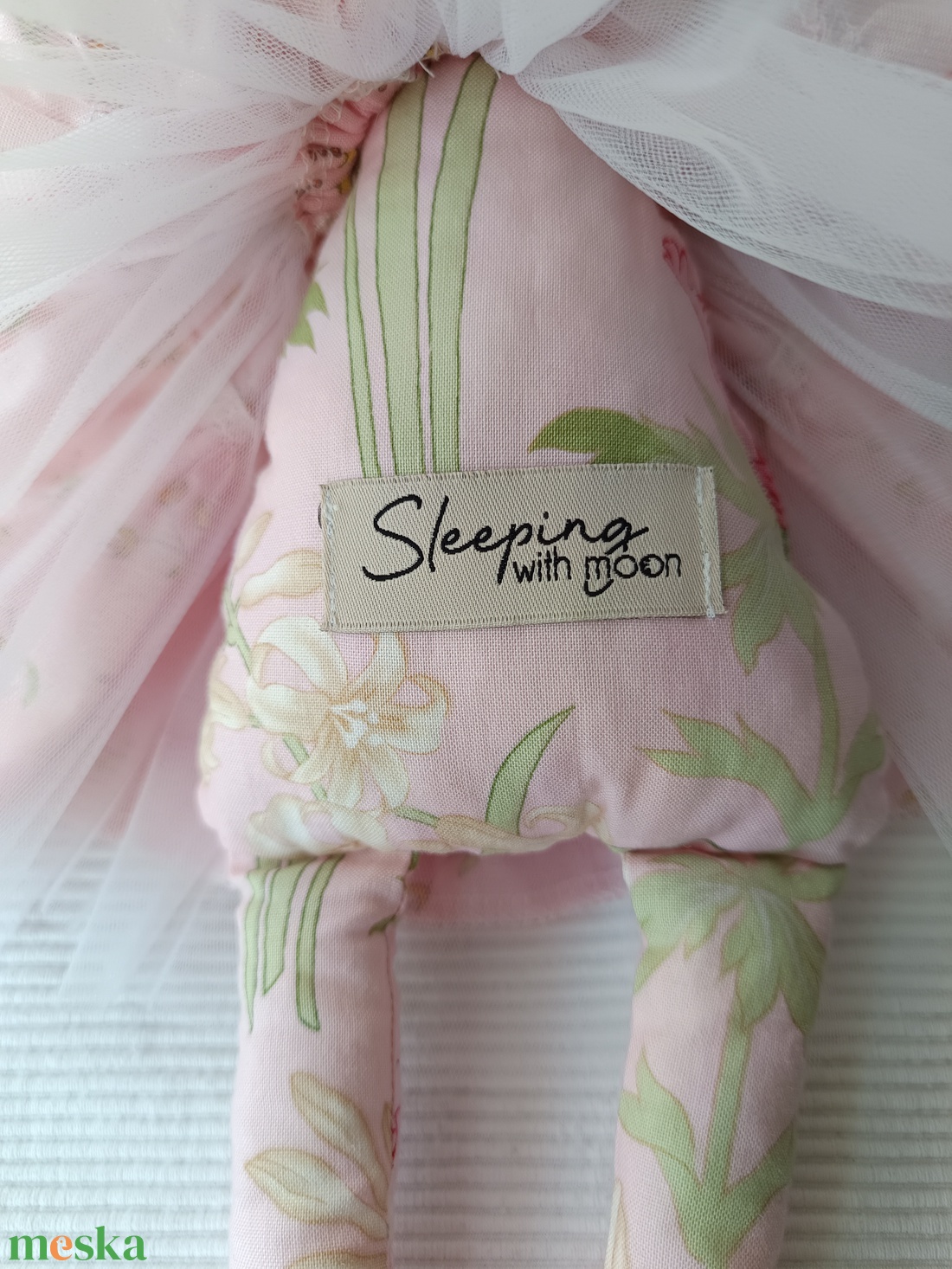 ELEFÁNTBABA - ZÖLD ÁLOM MINTÁS -  - Meska.hu