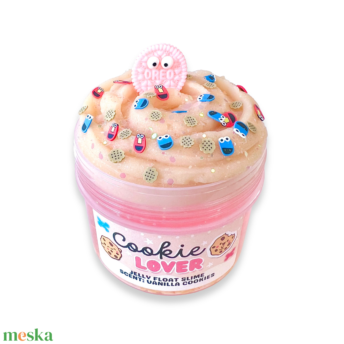 COOKIE LOVER - jelly float slime - Illatos Slime - ASMR (ragacsgyurma, ragacs, nyálka) - játék & sport - készségfejlesztő és logikai játék - szín és formaválogató játékok - Meska.hu