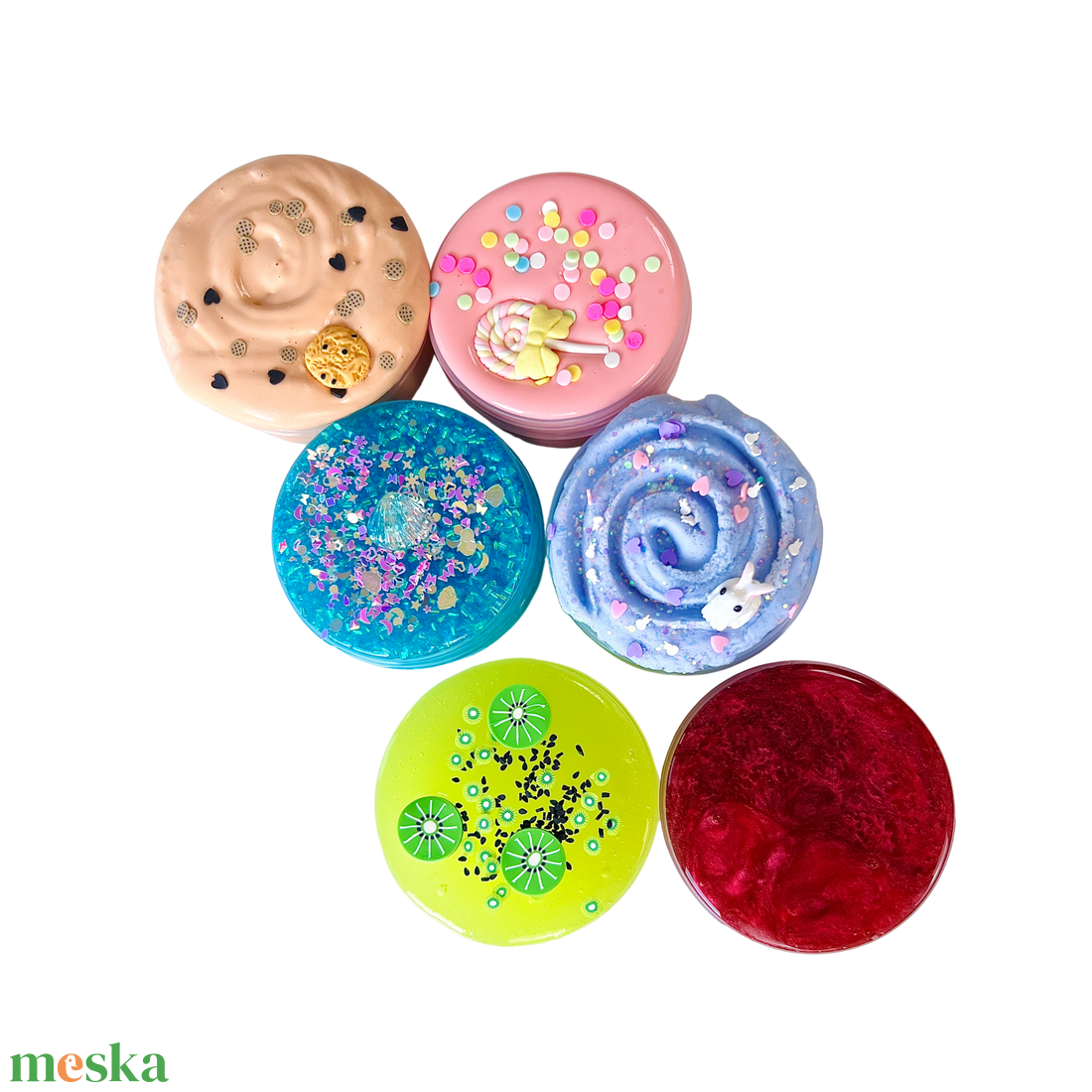 THE CLASSIC COLLECTION - slime minta csomag - Illatos Slime - ASMR (ragacsgyurma, ragacs, nyálka) - játék & sport - készségfejlesztő és logikai játék - szín és formaválogató játékok - Meska.hu