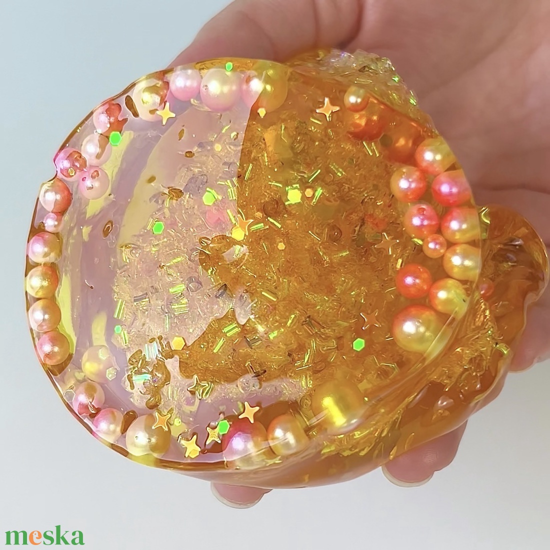 BEE MINE - DIY bingsu slime - illatos slime - ASMR (ragacsgyurma, ragacs, nyálka) - játék & sport - készségfejlesztő és logikai játék - szín és formaválogató játékok - Meska.hu