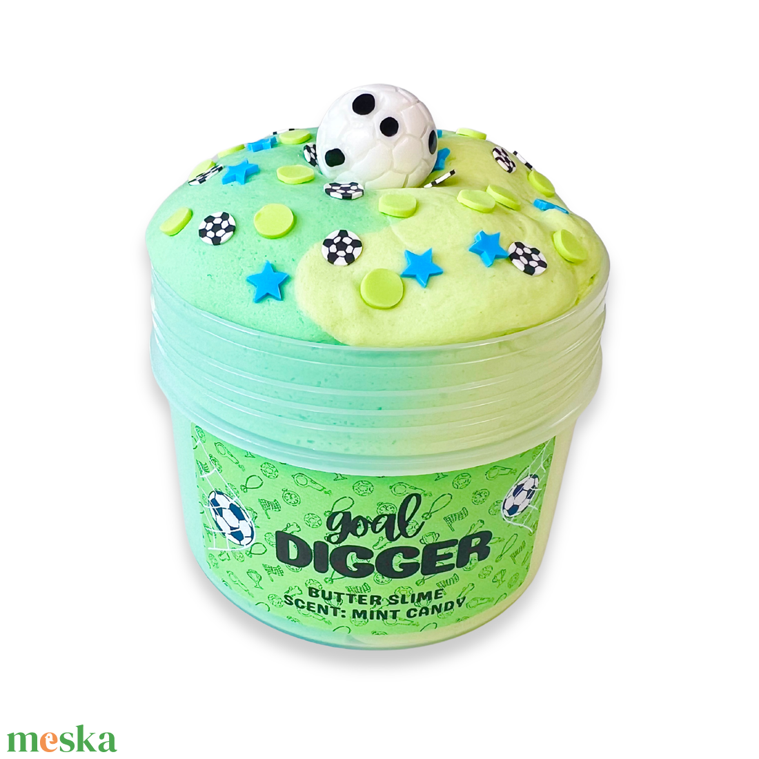 GOAL DIGGER - butter slime - Illatos Slime - ASMR (ragacsgyurma, ragacs, nyálka) - játék & sport - készségfejlesztő és logikai játék - szín és formaválogató játékok - Meska.hu