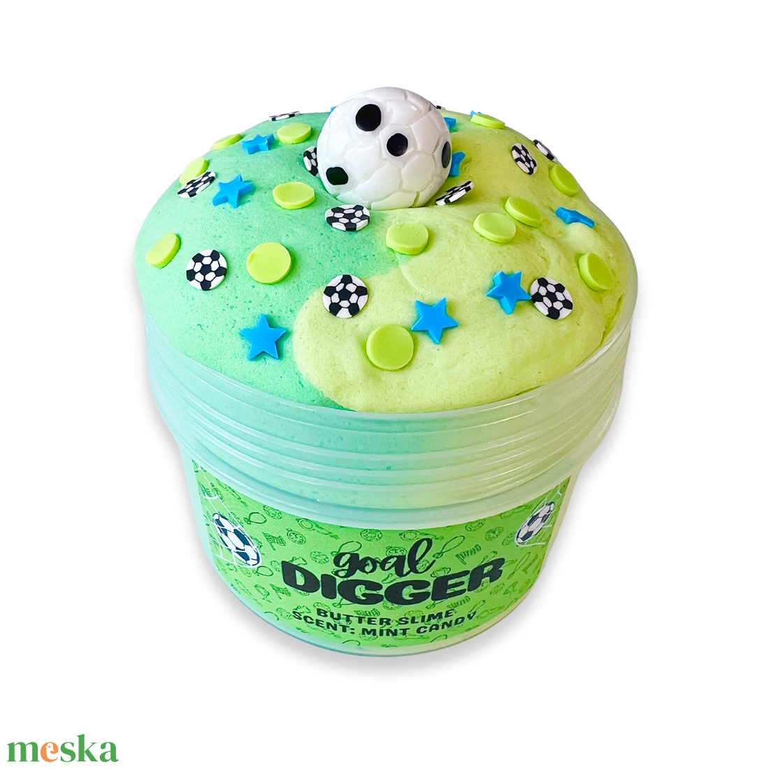 GOAL DIGGER - butter slime - Illatos Slime - ASMR (ragacsgyurma, ragacs, nyálka) - játék & sport - készségfejlesztő és logikai játék - szín és formaválogató játékok - Meska.hu