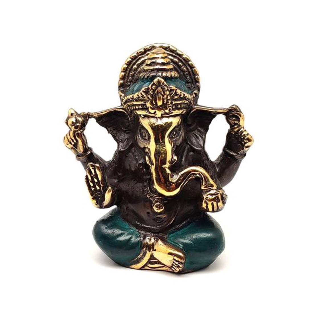 Réz figura Ganesha óarany kék 9x8cm - otthon & életmód - dekoráció - spiritualitás - Meska.hu Réz figura Ganesha óarany kék 9x8cm - otthon & életmód - dekoráció - spiritualitás - Meska.hu