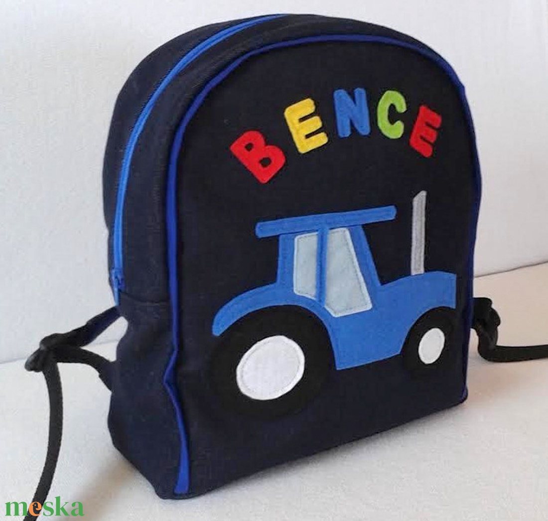 Névre szóló traktoros hátizsák - játék & sport - ovis felszerelés - ovis hátizsák - Meska.hu