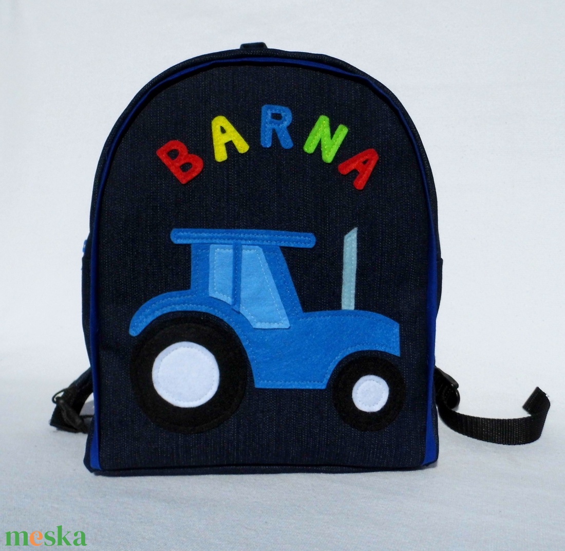 Névre szóló traktoros hátizsák - játék & sport - ovis felszerelés - ovis hátizsák - Meska.hu