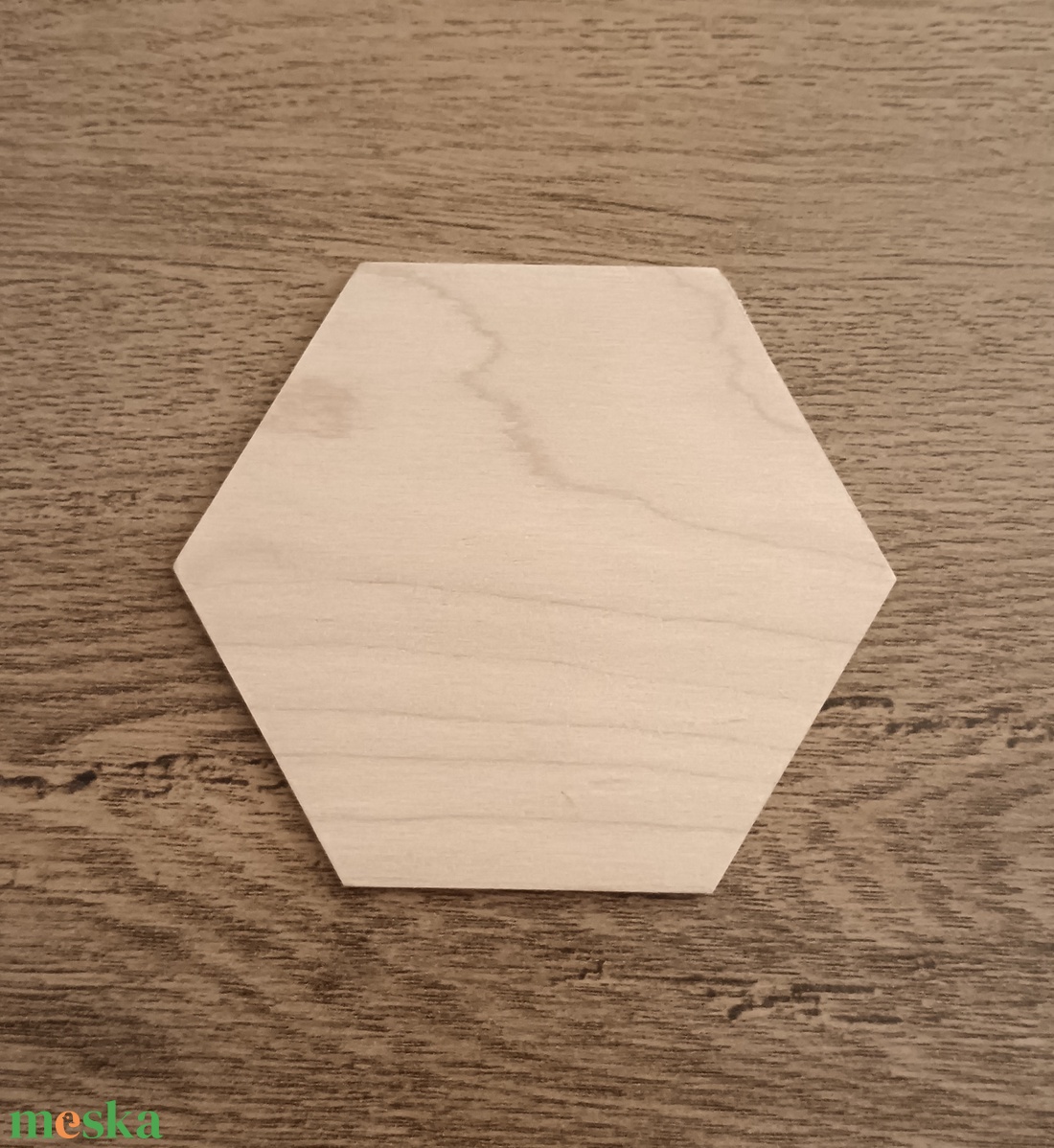 Fa rétegelt lemez nyír 3-4mm vastag hatszög , hexagon több méretben - kellékek & szerszámok - fa - rétegelt lemez, fa alap - Meska.hu